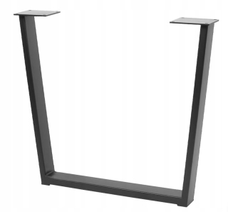 Nábytkové nožičky - GTV Rack Leg Industria 710 TRAPEZA BLACK MAT