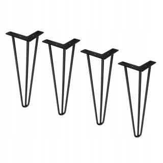 Nábytkové nožičky - Vlasovňa 3 Nohy nábytku 406 mm set (4 ks)