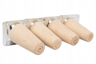 Nábytkové nožičky - Blum Tip-On 956.1004 Set, krátky sivý adaptér