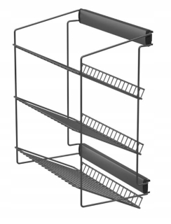 Podložka, organizér do zásuvky - Moderné nohy nábytku, šmyky, čierne, podkrovie, ikea