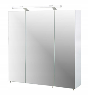 Skrinka do kúpeľne - Nová kúpeľňová skrinka, Dorina 70x70.7 LED zrkadlo