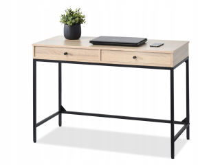 Kancelársky stôl - Moderný mládežnícky stôl Kalan Black Sonoma