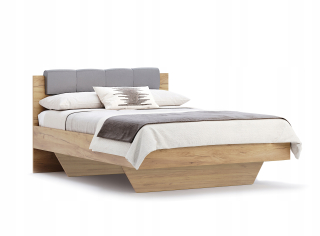 Posteľ do spálne - Moderná propagácia vysokej postele 140 cm