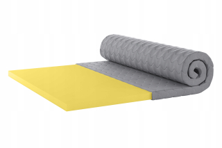 Matrac na posteľ - Mäkké prekrytie Visco H2 90x200 matrac 4 cm šedá