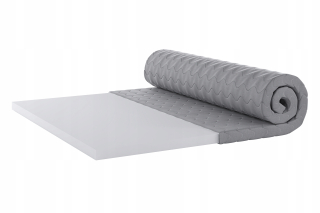 Matrac na posteľ - Mäkké prekrytie na matraci HR H2 Grey 90x200 4 cm