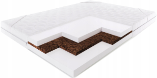Matrac na posteľ - Topping Overlay H3/4 140x200 Coconut Pur 9cm