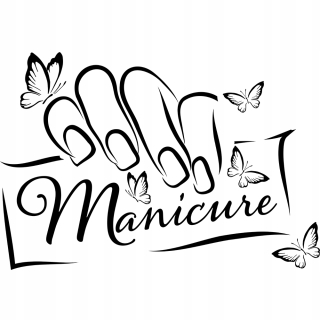 Destké samolepky - Nálepky na klince na klince MANICURE 44X65
