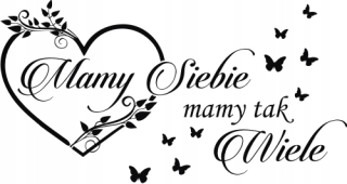 Destké samolepky - Nálepka na stenu, máme sami seba č. 128