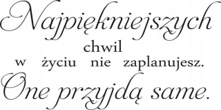 Destké samolepky - Nálepka na stenu citát Najkrajšie momenty