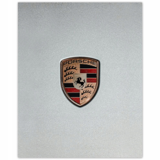 Destké samolepky - Nálepky 40x50 Porsche Logo pečiatka