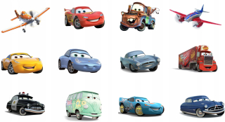 Destké samolepky - Nálepky na autá Carsak McQueen 100x45cm CAR1231