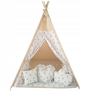 Baldachýn - Tipi tipi ekologická ľadová béža