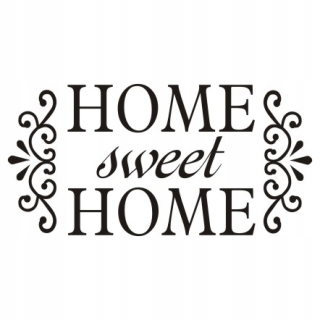 Destké samolepky - Nápis na stene House House - Home Sweet Home 189