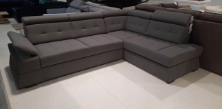 Rohová sedacia súprava - Moderná zásuvka 120 cm 8 zásuviek biela podložka