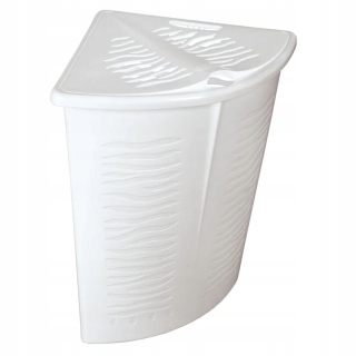 Kôš na bielizeň - Rohový spodok košík Zebra 45L Branq White