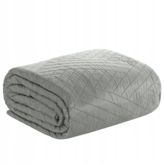 Prikrývka, prehozy na posteľ - Bedspread 170x210 prešívané eurofirany boni1 grafit