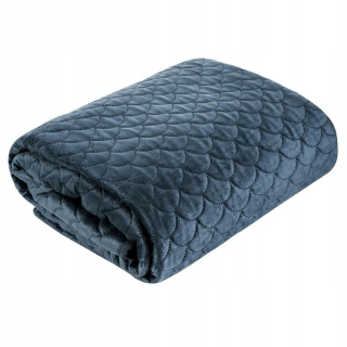 Prikrývka, prehozy na posteľ - Trest 170x210 Blue Velor