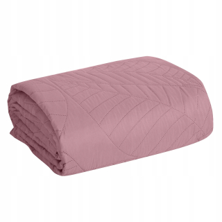 Prikrývka, prehozy na posteľ - Bedspread 170x210 ružové práškové listy