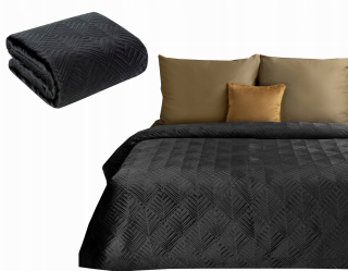 Prikrývka, prehozy na posteľ - Bedspread 220x240 Eurofirany Victoria2a čierna