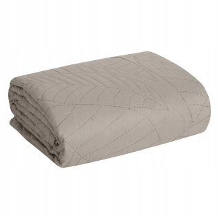 Prikrývka, prehozy na posteľ - Bedspread 220x240 strieborné listy