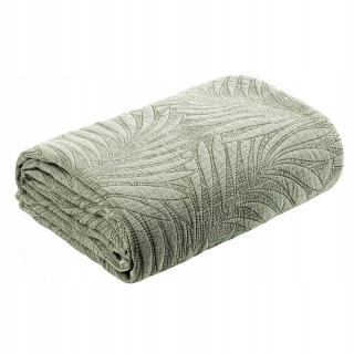 Prikrývka, prehozy na posteľ - Bedspread 220x240 Zelené listy mudrcov
