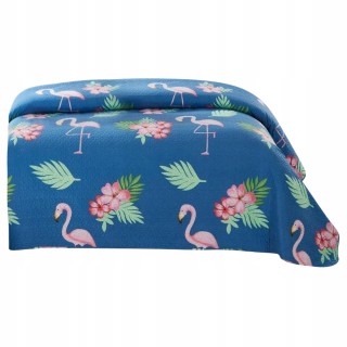 Prikrývka, prehozy na posteľ - 240x220 Bedspread prešívané prešívané dvojité nebeské plamene