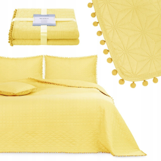 Prikrývka, prehozy na posteľ - Meadore Muction 170x270 Ameliahome Yellow/Honey