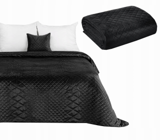 Prikrývka, prehozy na posteľ - Bedspread 200x220 Design91 Luiz 3 čierny