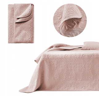Prikrývka, prehozy na posteľ - Bedspread for Bed 200x220 leila práškovú ružovú capa