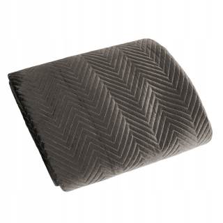 Prikrývka, prehozy na posteľ - Bedspread 220x240 Velor Sofia Bronze