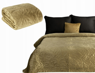 Prikrývka, prehozy na posteľ - Bedspread pre posteľ 280x260 Eurofirany Salvia1 Beige