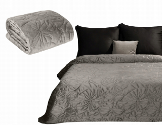 Prikrývka, prehozy na posteľ - Bedspread for Bed 280x260 Eurofirany Salvia1 Graphit
