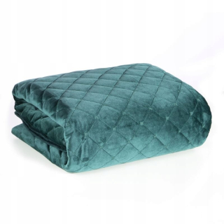 Prikrývka, prehozy na posteľ - Bedspread RIA1 220x240 Dark Turquoise Eurofirana