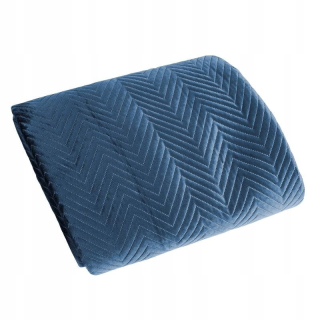 Prikrývka, prehozy na posteľ - Sofia Navy Blue Bedspread 200x220 Eurofirany