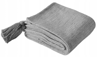 Prikrývka, prehozy na posteľ - Bavlnená posteľná posteľ Boho Loft 200x220 Gray Melange