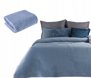 Prikrývka, prehozy na posteľ - Bunning z Kapa 220x240 Eurofirany Sofia 2 Blue