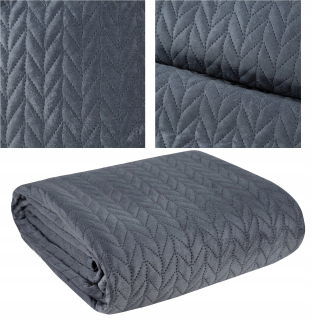 Prikrývka, prehozy na posteľ - Blokované pre velor lôžko 200x220 dvojité vzory