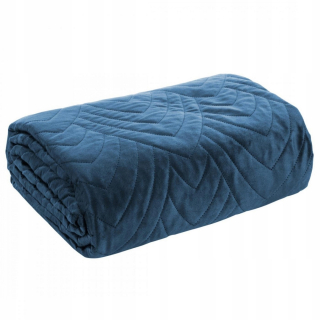 Prikrývka, prehozy na posteľ - Bedspread 220x240 Luiz Navy Blue