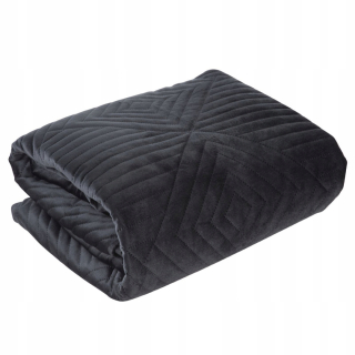 Prikrývka, prehozy na posteľ - Bedspread 220x240 Sofia2 čierna