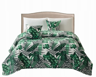 Prikrývka, prehozy na posteľ - Bedspread 240x260 Jungle Green
