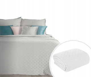 Prikrývka, prehozy na posteľ - Powel Bedspread 220x240 cm biela