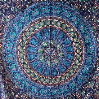 Prikrývka, prehozy na posteľ - Orientálny prehoz India 240x210 cm