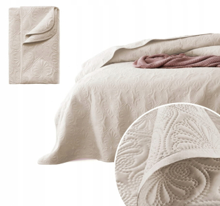 Prikrývka, prehozy na posteľ - BUN -TO -BED BEDDING LEILA KREAMY 170X210