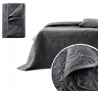Prikrývka, prehozy na posteľ - Bunning Bed pre prešívanú posteľ Leila Gray Dark 240x2