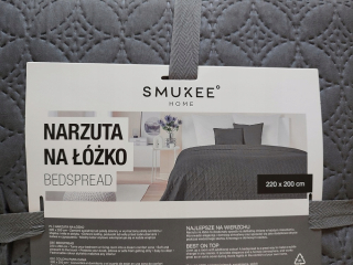 Prikrývka, prehozy na posteľ - Slepá na sivej posteli 220x200 SlUKee NOVINKA