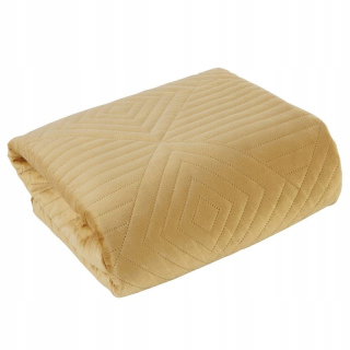 Prikrývka, prehozy na posteľ - Prešívané posteľné posteľné postele 220x240 Sofia 2 Honey