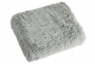 Prikrývka, prehozy na posteľ - Bunning Hairy 150x200 Eurofirany Silver Lettie
