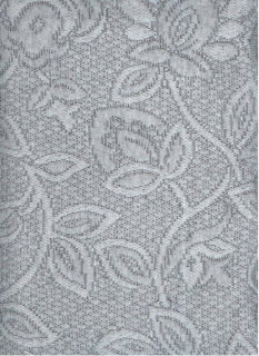 Prikrývka, prehozy na posteľ - Jacquard Bedding 70x160 Kvet Stalowa Greno