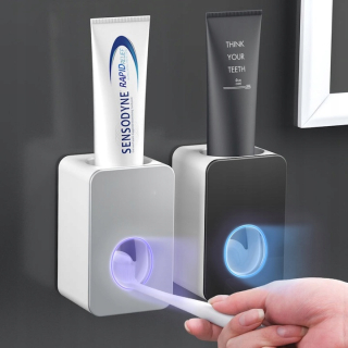 Kúpeľňová polica - Automatická zubná pasta na stenu dispenser2pcs
