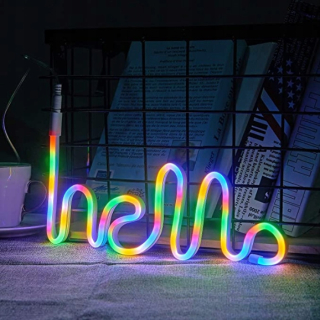 3D detká dekorácia - Neónové ledié DIY RGB Pro Lamp Darček pre darček NOVINKA